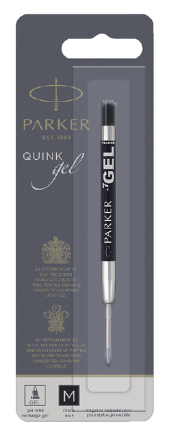 Gelpenvulling Parker Quink zwart medium afbeelding
