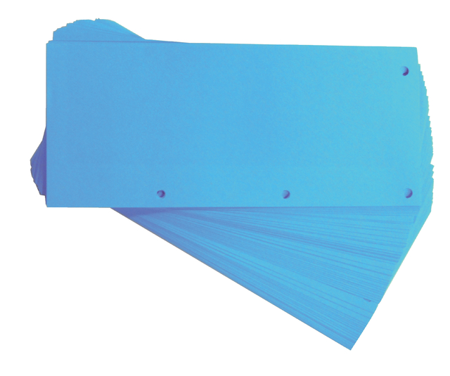Scheidingsstrook Oxford Duo 240x105mm blauw 60 stuks afbeelding