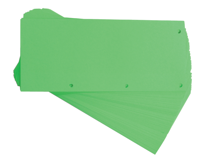 Scheidingsstrook Oxford Duo 240x105mm groen 60 stuks afbeelding
