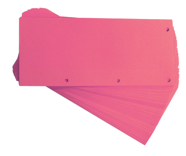 Scheidingsstrook Oxford duo 240x105mm roze 60 stuks afbeelding