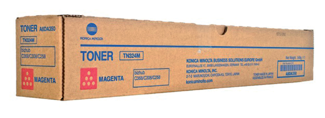 Tonercartridge Konica Minolta A8DA350 TN-324M rood afbeelding