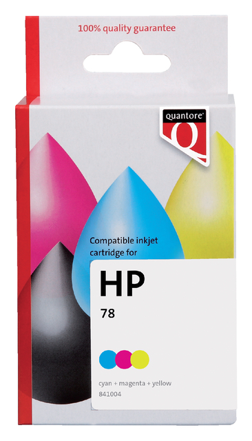 Inktcartridge Quantore alternatief tbv HP C6578A 78 kleur afbeelding