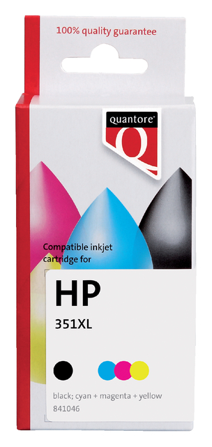 Inktcartridge Quantore alternatief tbv HP CB338EE 351XL kleur afbeelding