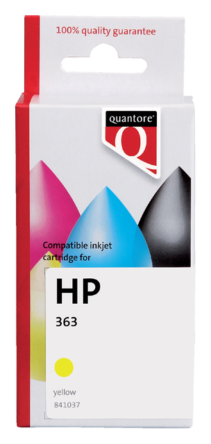 Inktcartridge Quantore alternatief tbv HP C8773EE 363 geel afbeelding