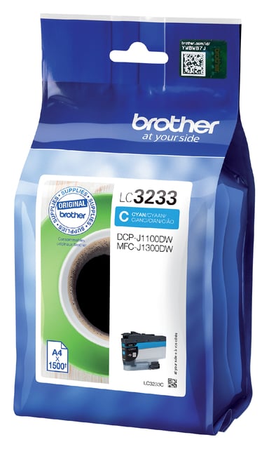 Inktcartridge Brother LC-3233C blauw afbeelding
