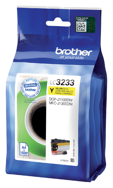 Inktcartridge Brother LC-3233Y geel afbeelding