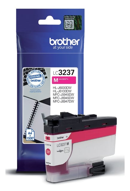Inktcartridge Brother LC-3237M rood afbeelding