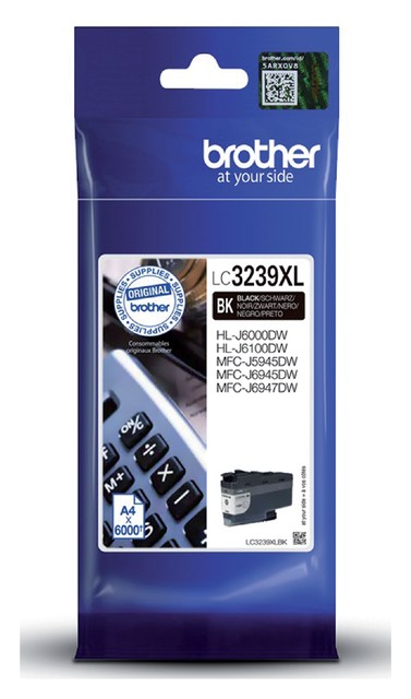 Inktcartridge Brother LC-3239XLBK zwart afbeelding