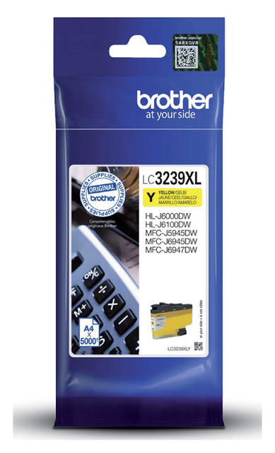 Inktcartridge Brother LC-3239XLY geel afbeelding