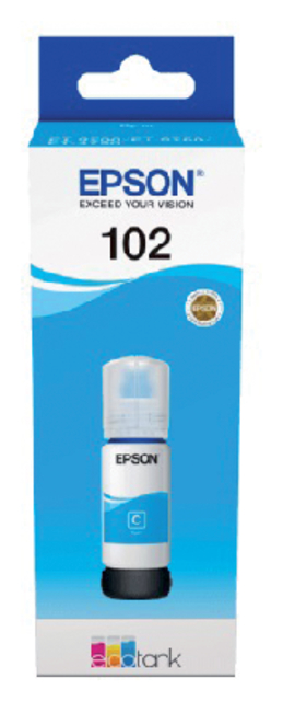 Navulinkt Epson 102 T03R2 blauw afbeelding