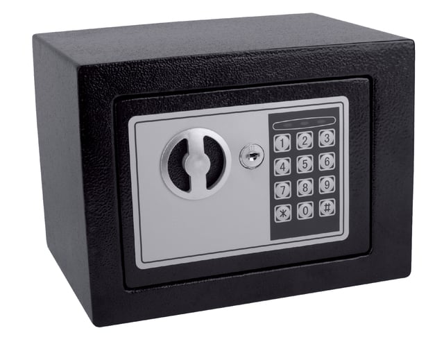 Kluis Pavo mini elektronisch 230x170x170mm zwart afbeelding