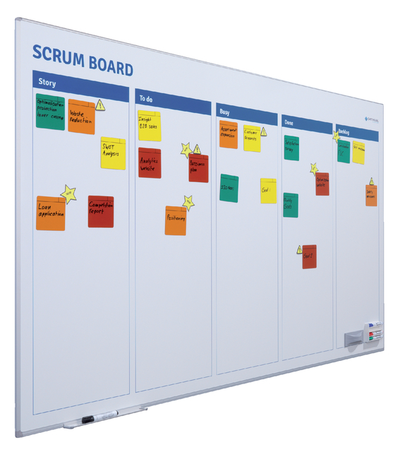Scrum bord + starterkit scrum 90x120cm afbeelding
