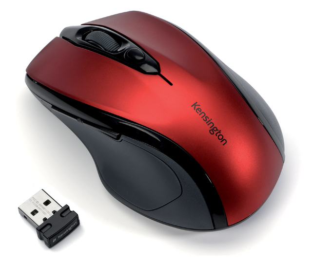 Muis Kensington pro fit draadloos rood afbeelding
