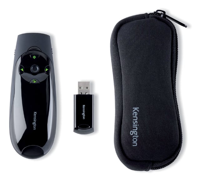 Laserpointer Kensington presenter expert groene laser afbeelding
