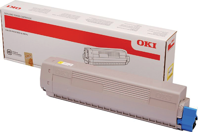 Toner Oki 45862814 geel afbeelding