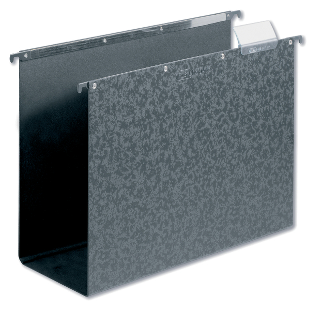 Hangmap Elba Vertic A4 80mm hardboard zwart afbeelding