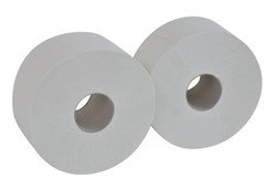 Toiletpapier Cleaninq T2 jumbo klein 2-laags 12x170m wit