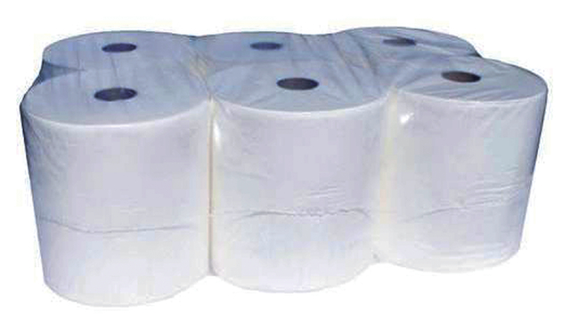 Toiletpapier Cleaninq T2 jumbo klein 2-laags 12x170m wit — Foto 2 van 2