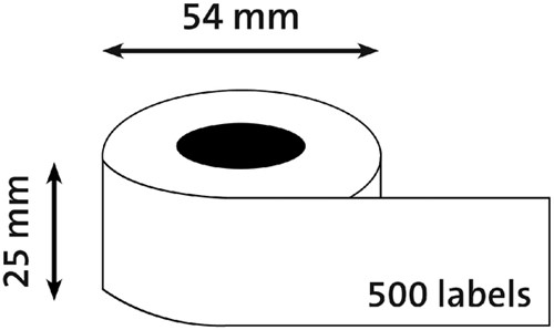 Labeletiket Quantore 11352 54x25mm adres wit 500 stuks-2