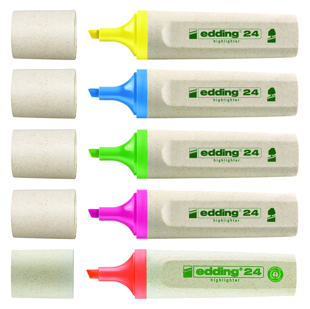 Markeerstift edding 24 EcoLine lichtgroen — Foto 2 van 2