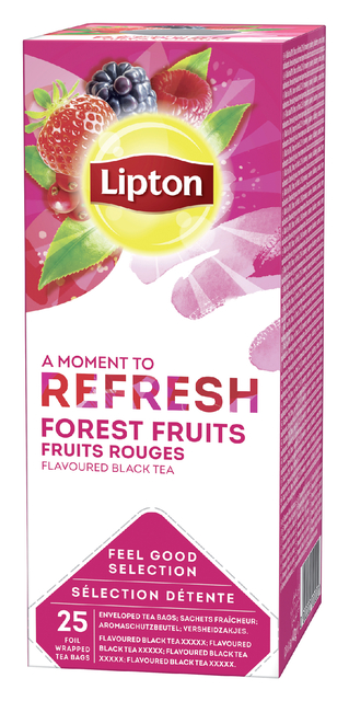 Thee Lipton Refresh forest fruits 25x1.5gr afbeelding