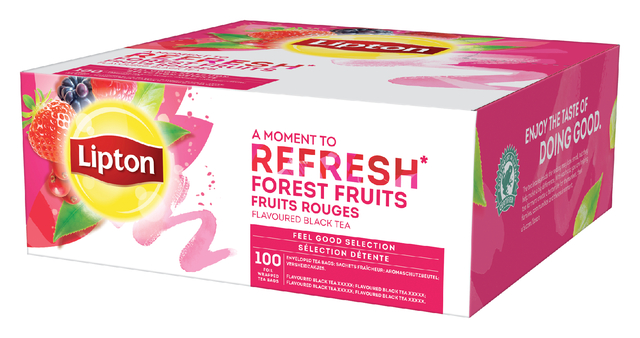 Thee Lipton Refresh forest fruits 100x1.5gr afbeelding
