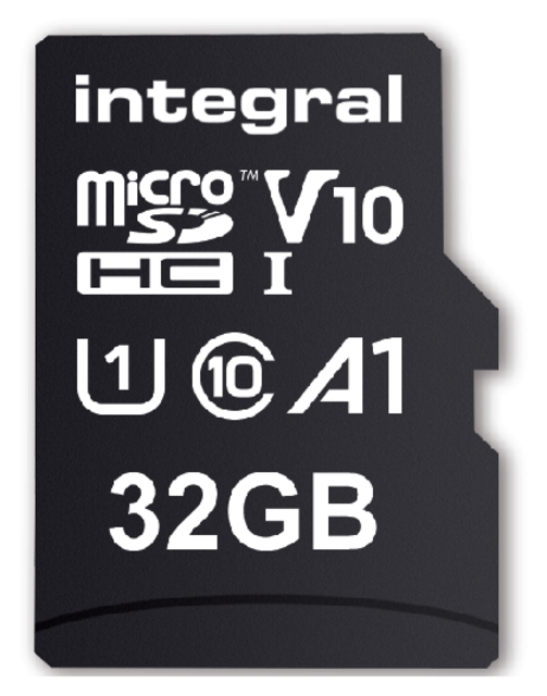 Geheugenkaart Integral microSDHC V10 32GB afbeelding