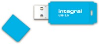USB stick 3.0 Integral Neon USB-A 128GB blauw-2
