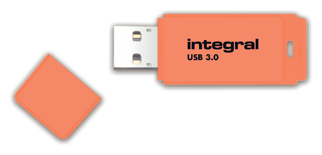 USB-stick 3.0 Integral 64GB neon oranje afbeelding