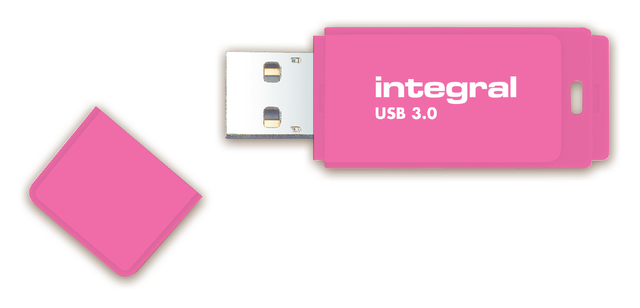 USB stick 3.0 Integral Neon USB-A 64GB roze afbeelding
