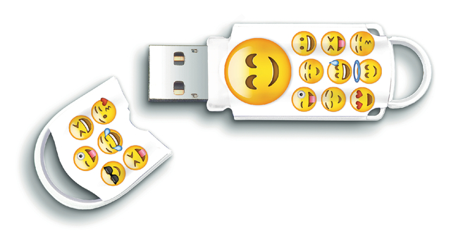 USB-Stick 2.0 Integral Xpression 16GB Emoji afbeelding
