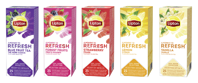 Thee Lipton Refresh lemon 25x1.5gr — Foto 2 van 2