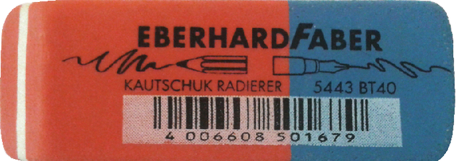 Gum Eberhard Faber EF-585443 potlood/inkt rood/blauw afbeelding