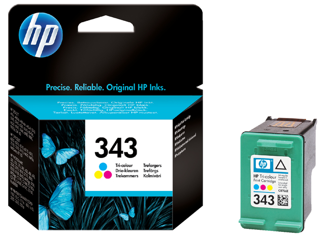 Inktcartridge HP C8766EE 343 kleur afbeelding