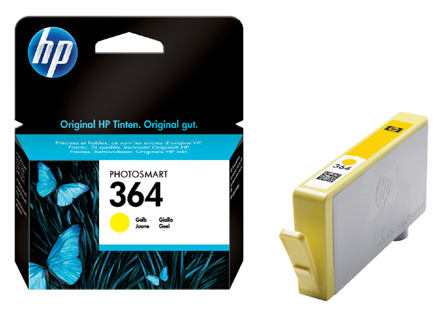 Inktcartridge HP CB320EE 364 geel afbeelding