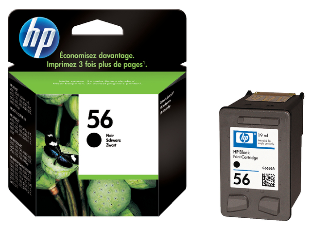 Inktcartridge HP C6656AE 56 zwart afbeelding