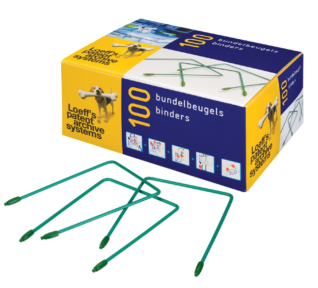 Bundelbeugel Loeff&apos;s 1222 standaard 100mm 100 stuks afbeelding