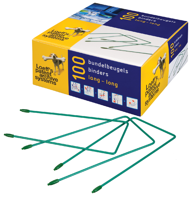 Bundelbeugel Loeff&apos;s 1224 extra lang 150mm 100 stuks afbeelding