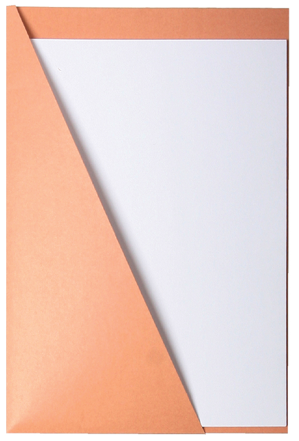 Insteekmap Quantore driehoek ICN1 219x330mm 225gr chamois afbeelding