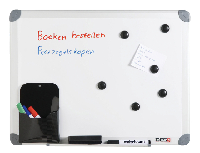 Whiteboard Desq 450x600mm in kunststof draagtas afbeelding