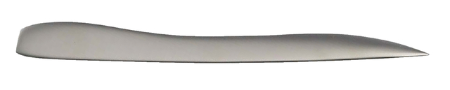 Briefopener 192mm metaal mat nikkel afbeelding