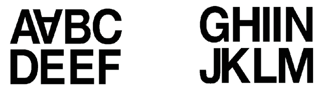 Etiket HERMA 4187 33mm letters A-N zwart 16stuks afbeelding