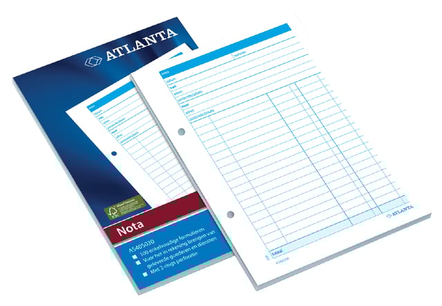 Notablok Atlanta A5 100vel afbeelding