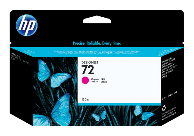 Inktcartridge HP C9372A 72 rood afbeelding