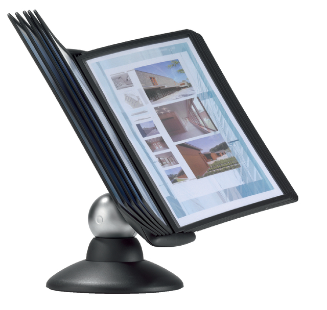 Bureaustandaard Durable 5587 Sherpa Motion 10-tassen zwart afbeelding