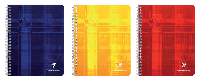 Schrift Clairefontaine A4 lijn 100 pagina&apos;s 90gr assorti afbeelding