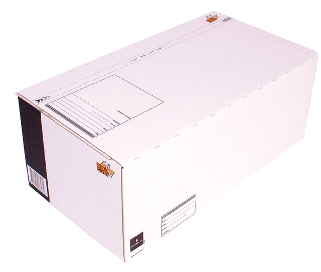Postpakketbox 6 CleverPack 485x260x185mm wit pak à 25 stuks afbeelding