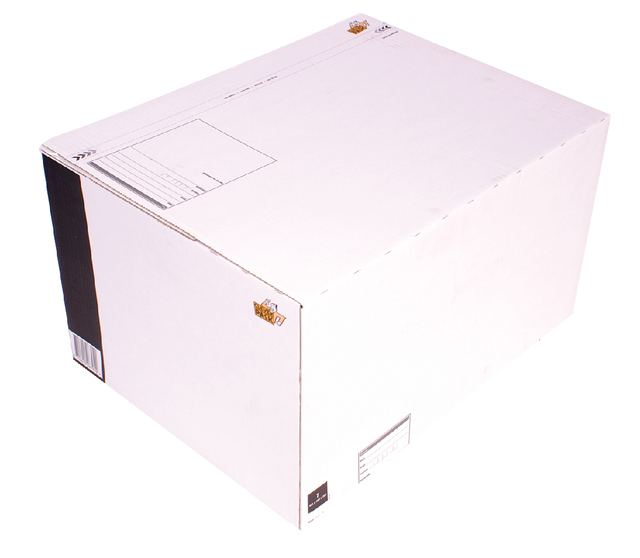 Postpakketbox 7 CleverPack 485x369x269mm wit afbeelding