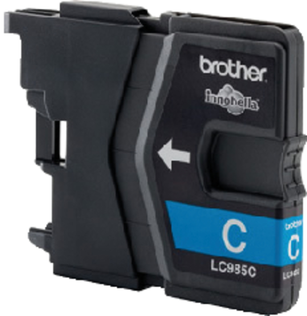 Inktcartridge Brother LC-985C blauw — Foto 2 van 2