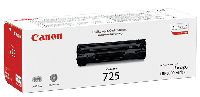 Tonercartridge Canon 725 zwart afbeelding